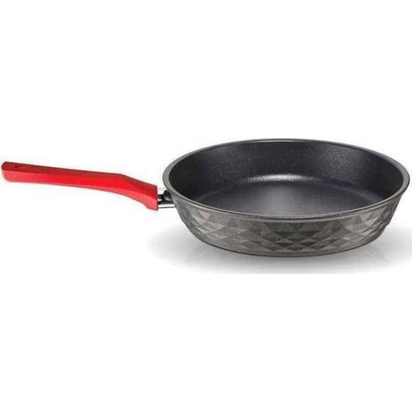 PYRAMIS Red Diamond (014012201) 30cm Aντικολλητικό Τηγάνι Black/Red