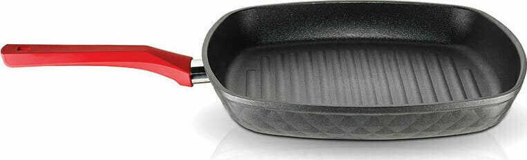 PYRAMIS Red Diamond (014012301) 28x28cm Γκριλιέρα Black/Red