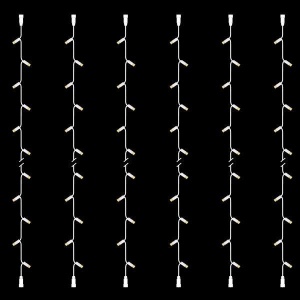 ΣΕΙΡΑ, DIY, 30LED, ΛΕΥΚΟ ΚΑΛΩΔΙΟ ΚΑΟΥΤΣΟΥΚ, ΜΕ ΕΠΕΚΤΑΣΗ, 2 ΚΟΝΕΚΤΟΡΕΣ, ΘΕΡΜO ΛΕΥΚO LED, ΑΝΑ 10cm, ΣΕΤ 6ΤΜΧ, ΙΡ65