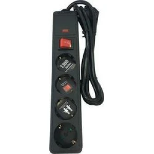 ΠΟΛΥΜΠΡΙΖΑ ΥΠΕΡΤΑΣΕΩΣ FERRARA ΜΕ ΑΣΦΑΛΕΙΑ 4 ΘΕΣΕΩΝ ΜΕ ΚΑΛΩΔΙΟ 1,5M, 3X1MM, 147-62106 ΕΩΣ 12 ΔΟΣΕΙΣ