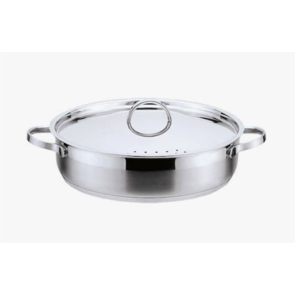 Izzy Cosmopolitan Σωτέζα με Καπάκι από Ανοξείδωτο Ατσάλι 28cm 166234 (ΕΩΣ 12 ΔΟΣΕΙΣ)