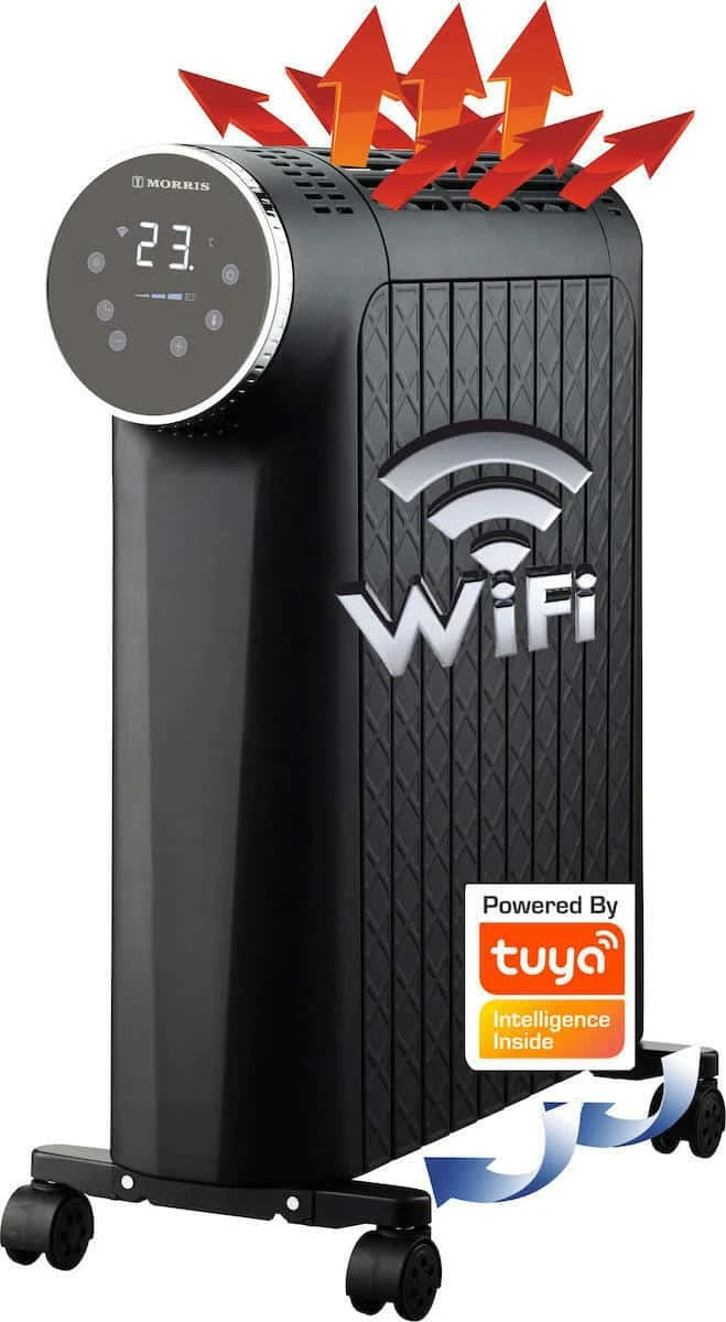 Morris MHR-20044S Καλοριφέρ Λαδιού 2500W (ΕΩΣ 12 ΔΟΣΕΙΣ)