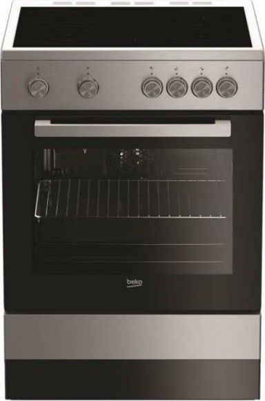 BEKO FSM67010GX Κουζίνα Ηλεκτρική με Κεραμικές Εστίες ΕΩΣ 12 ΔΟΣΕΙΣ