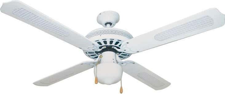 ΑΝΕΜΙΣΤΗΡΕΣ ΟΡΟΦΗΣ EUROLAMP 147-29000 ΜΕ 1 ΦΩΣ ΛΕΥΚΟ 60W ΕΩΣ 12 ΔΟΣΕΙΣ