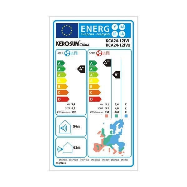 Kerosun KCA2412IV Κλιματιστικό Inverter 12000 BTU A++/A+ με WiFi - Image 2