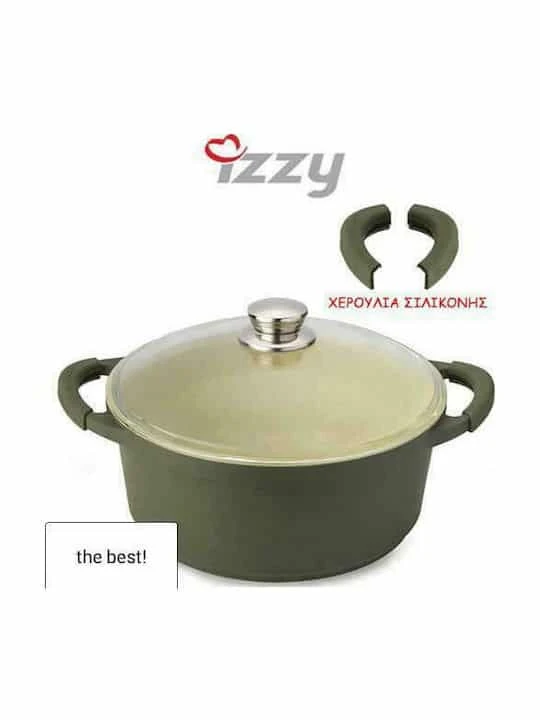 IZZY Elea (223109) Βαθιά Κατσαρόλα από Χυτό Αλουμίνιο 5lt / 28cm ΕΩΣ 12 ΔΟΣΕΙΣ