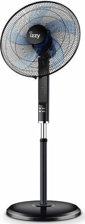 ΙΖΖΥ (223433) IZ-9004 Ανεμιστήρας Ορθοστάτης 70W Διαμέτρου 46cm με Τηλεχειριστήριο ΕΩΣ 12 ΔΟΣΕΙΣ