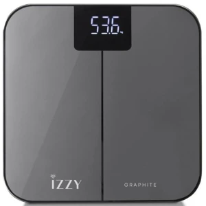 Izzy IZ-7009 Ψηφιακή Ζυγαριά σε Γκρι χρώμα 224906 ΕΩΣ 12 ΔΟΣΕΙΣ