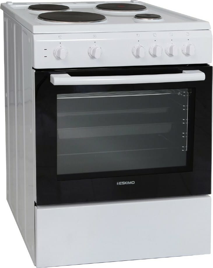 Eskimo ES 4070 W Κουζίνα 72lt με Εμαγιέ Εστίες Λευκή ΕΩΣ 12 ΔΟΣΕΙΣ