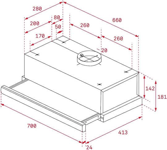 Teka TL 7310 Συρόμενος Απορροφητήρας 70cm Inox - Image 3