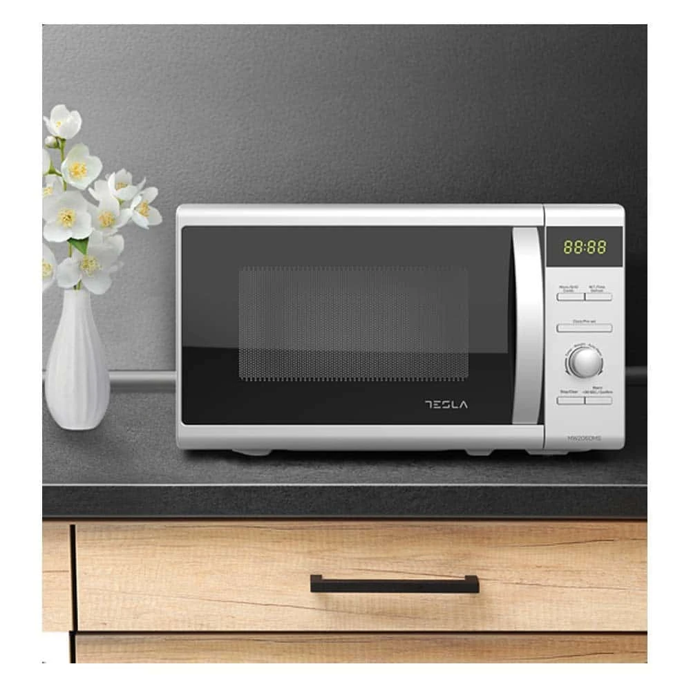 Tesla MW2060MS Φούρνος Μικροκυμάτων με Grill 20lt Γκρι ΕΩΣ 12 ΔΟΣΕΙΣ - Image 2