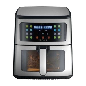 Telemax 31-0809 Φριτέζα Αέρος 8lt Μαύρη ΕΩΣ 12 ΔΟΣΕΙΣ