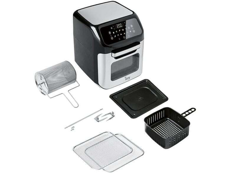 IZZY IZ-8205 Φριτέζα Αέρος με Αποσπώμενο Κάδο 12lt Ασημί (224050) ΕΩΣ 12 ΔΟΣΕΙΣ - Image 7