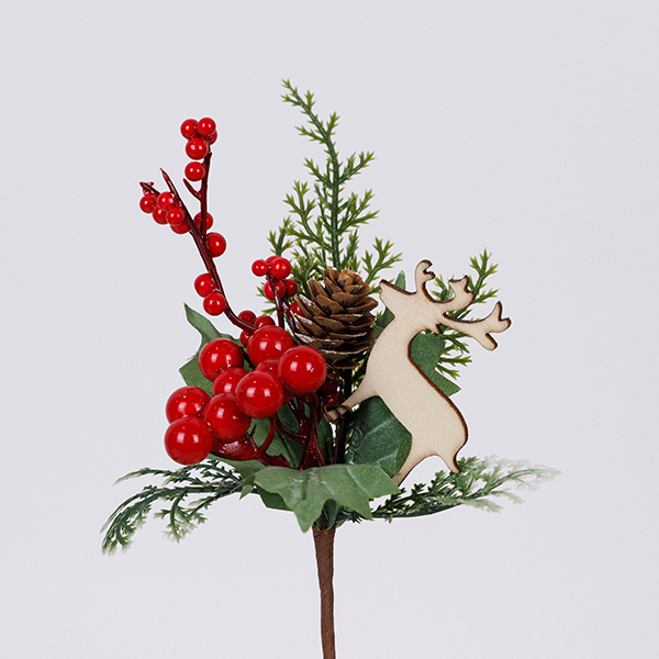 ΠΙΚΑΚΙ ΜΕ ΚΟΚΚΙΝΑ BERRIES ΚΑΙ ΕΛΑΦΑΚΙ, 25cm - Image 2