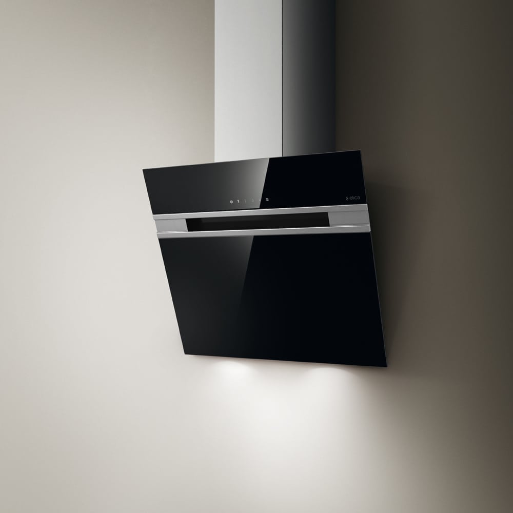 ELICA Stripe BL/A/60/LX Απορροφητήρας Καμινάδα 60cm Μαύρος ΕΩΣ 12 ΔΟΣΕΙΣ