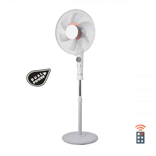 Telemax FS40-726R Ανεμιστήρας Ορθοστάτης 60W με Τηλεχειριστήριο ΕΩΣ 12 ΔΟΣΕΙΣ