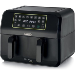 ARIETE Airy Fryer Dual 4623 Φριτέζα Αέρος με Αποσπώμενο Κάδο 8lt Μαύρη ΕΩΣ 12 ΔΟΣΕΙΣ