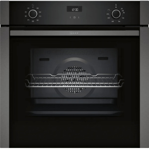 Neff B1ACE4AG3 Φούρνος άνω Πάγκου 71lt χωρίς Εστίες Π59.4εκ. Γκρι (ΕΩΣ 12 ΔΟΣΕΙΣ)