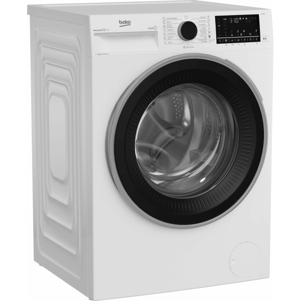 Beko Πλυντήριο Ρούχων 12kg με Ατμό 1400 Στροφών B3WFT5124111WP (ΕΩΣ 12 ΔΟΣΕΙΣ) - Image 2
