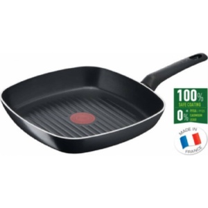 TEFAL B55640 Γκριλιέρα από Αλουμίνιο με Αντικολλητική Επίστρωση 26cm ΕΩΣ 12 ΔΟΣΕΙΣ