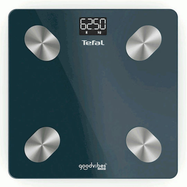 Tefal Goodvibes Life+ Smart Ζυγαριά με Λιπομετρητή & Bluetooth σε Μπλε χρώμα BM9620S1