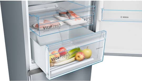 Bosch Ψυγειοκαταψύκτης 368lt Total NoFrost Υ203xΠ60xΒ66εκ. Γκρι KGN39VIEB - Image 2