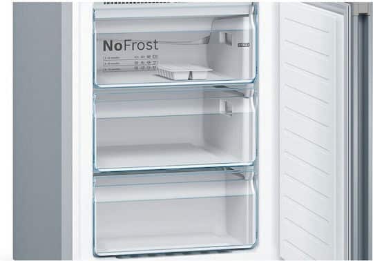 Bosch Ψυγειοκαταψύκτης 368lt Total NoFrost Υ203xΠ60xΒ66εκ. Γκρι KGN39VIEB - Image 3