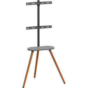 Brateck FS28-44F-04 Βάση Τηλεόρασης Δαπέδου έως 65" και 35kg Ασημί