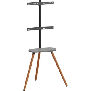 Brateck FS28-44F-04 Βάση Τηλεόρασης Δαπέδου έως 65" και 35kg Ασημί