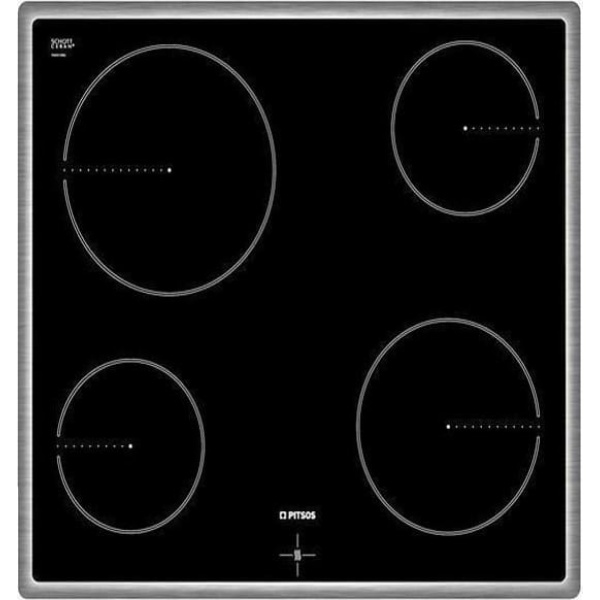 PITSOS BRE645G06 Κεραμική Εστία Κάτω Πάγκου 58.3cm ΕΩΣ 12 ΔΟΣΕΙΣ