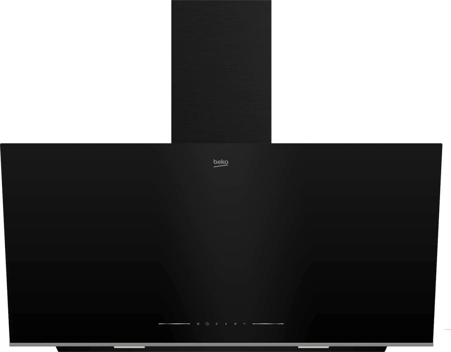 Beko Απορροφητήρας Καμινάδα 90cm Μαύρος BHCA96641BFBHS