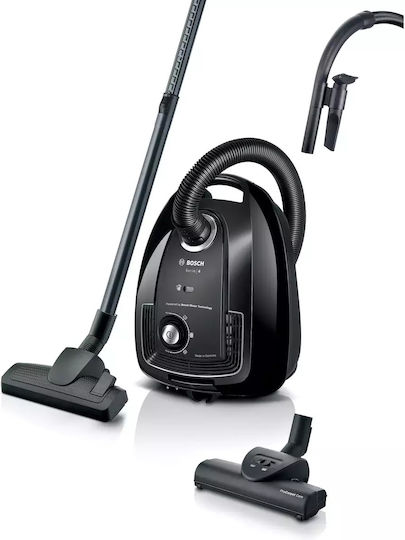 Bosch BGB38BA3T Ηλεκτρική Σκούπα 850W με Σακούλα 4lt Μαύρη - Image 2