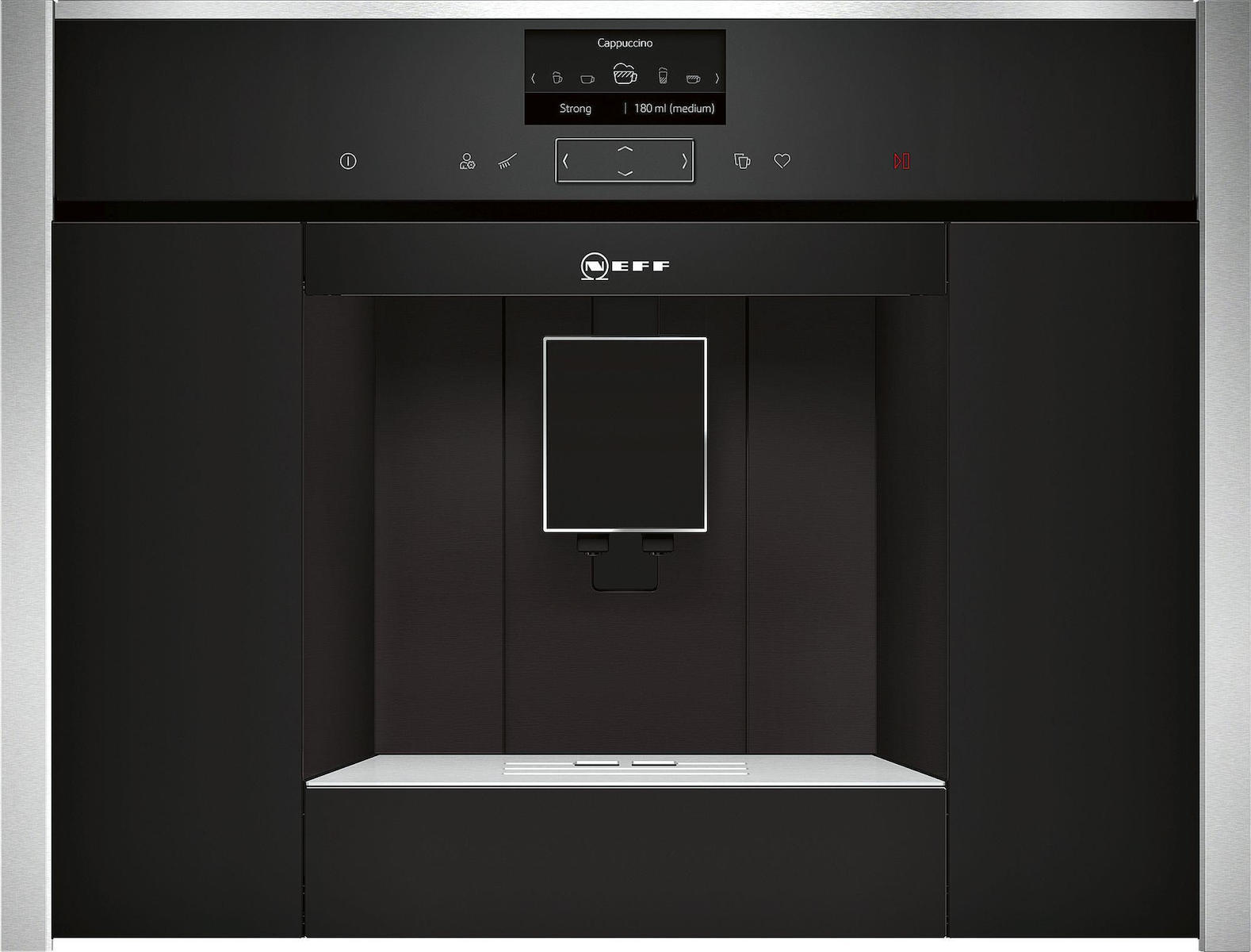 Neff C17KS61H0 Αυτόματη Μηχανή Espresso Εντοιχιζόμενη 1600W Πίεσης 19bar με Μύλο και Wi-Fi ΕΩΣ 12 ΔΟΣΕΙΣ