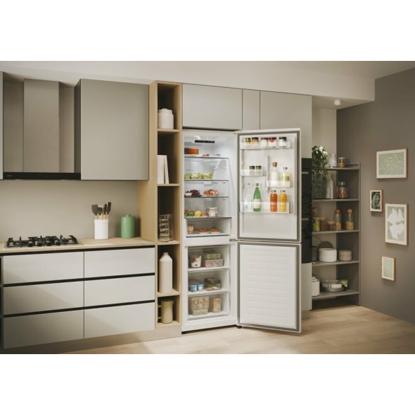 Candy Ψυγειοκαταψύκτης 355lt NoFrost Υ185xΠ59.5xΒ66.7εκ. Λευκό CNCQ2T618EW - Image 3