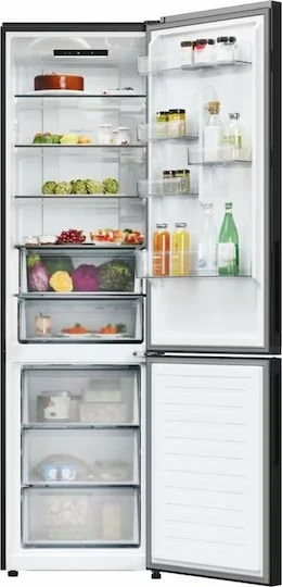 Candy CNCQ2T620EB Ψυγειοκαταψύκτης 409lt Total NoFrost Υ205xΠ59.5xΒ66.7εκ. Μαύρος - Image 5