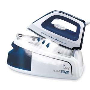 Izzy D188 Active Steam Σύστημα Σιδερώματος Πίεσης 3.5bar με Δοχείο 1.2lt Blue ΕΩΣ 12 ΔΟΣΕΙΣ