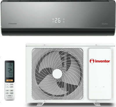 INVENTOR Dark DR2VI-12WFI/DR2VO-12 R32 Κλιματιστικό Inverter 12000BTU με Ιονιστή και WiFi Black A+++/A+ ΕΩΣ 12 ΔΟΣΕΙΣ - Image 2