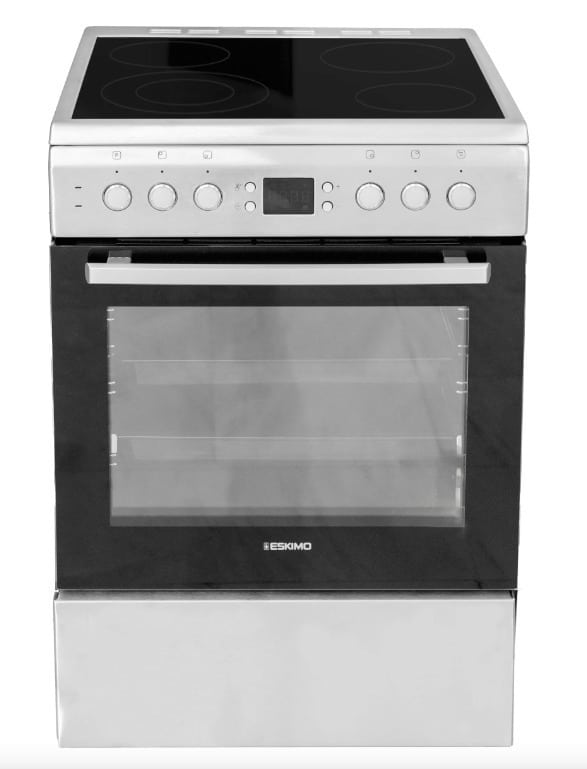 ΗΛΕΚΤΡΙΚΗ KOYZINA ESKIMO ES VC4032DLX ΚΕΡΑΜΙΚΗ INOX 72lt 60CM ΕΩΣ 12 ΔΟΣΕΙΣ