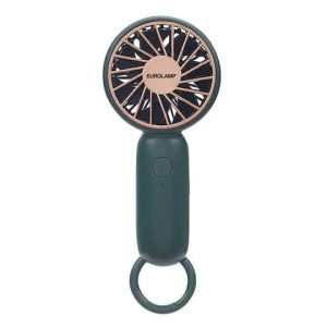 Eurolamp Ανεμιστηράκι Χειρός USB με Power Bank Πράσινο 300-20546