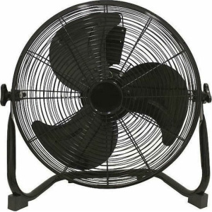 EUROLAMP 300-21502 Ανεμιστήρας δαπέδου Μαύρος Φ40 90W