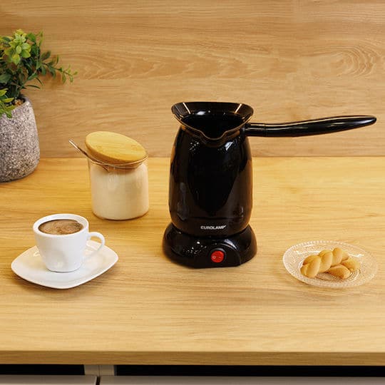 Eurolamp Ηλεκτρικό Μπρίκι 800W με Χωρητικότητα 600ml Μαύρο 300-70009 - Image 2