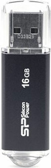 Silicon Power Ultima II-I 16GB USB 2.0 Stick Μαύρο - Image 4