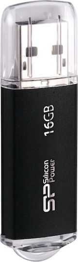 Silicon Power Ultima II-I 16GB USB 2.0 Stick Μαύρο
