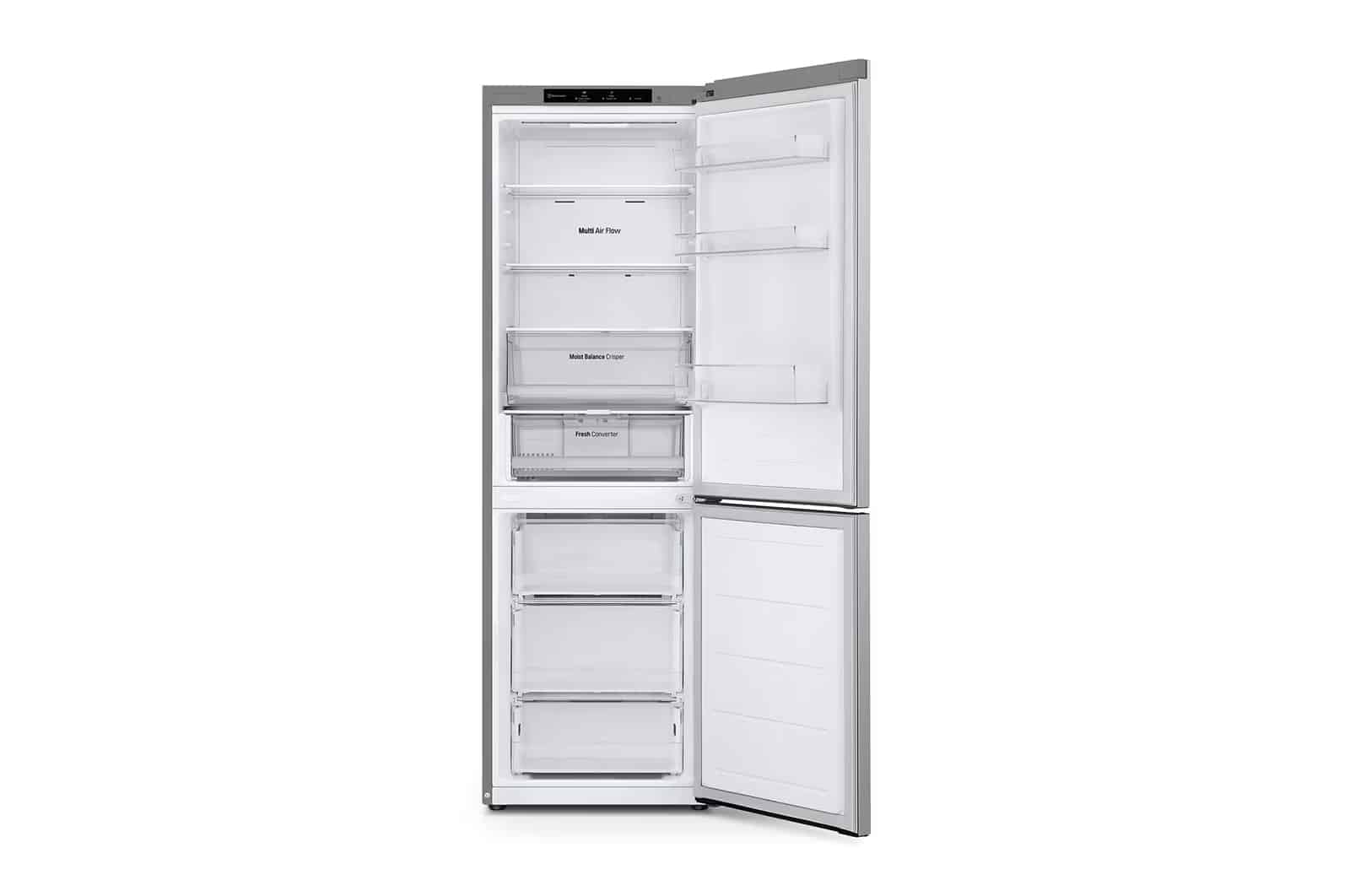LG GBV21L0EPY Ψυγειοκαταψύκτης NatureFRESH, 344lt, Υ186xΠ59.5xΒ68.2cm, Ασημί (ΕΩΣ 12 ΔΟΣΕΙΣ) - Image 2
