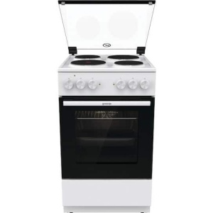 Gorenje GE5A41WH Κουζίνα 70lt με Εμαγιέ Εστίες Π50εκ. Λευκή ΕΩΣ 12 ΔΟΣΕΙΣ
