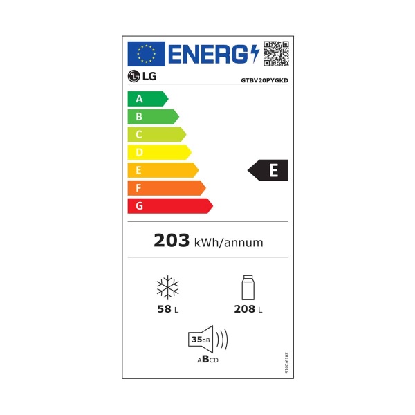 LG GTBV20PYGKD Δίπορτο Ψυγείο Total No Frost 266Lt Inox ΕΩΣ 12 ΔΟΣΕΙΣ - Image 4