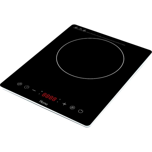 HOMA HP-2000SL Επιτραπέζια Εστία Επαγωγική Μονή Μαύρη 2000W ΕΩΣ 12 ΔΟΣΕΙΣ - Image 2