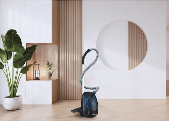 Hoover HE110HM 011 Ηλεκτρική Σκούπα 700W με Σακούλα 2.5lt Μπλε - Image 7