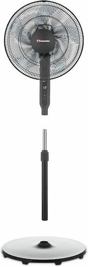 INVENTOR FS40BLR ΑΝΕΜΙΣΤΗΡΑΣ ΜΕ ΟΡΘΟΣΤΑΤΗ ΜΑΥΡΟΣ 35W 40CM - Image 2