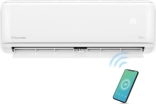 Inventor Neo III Κλιματιστικό Inverter 12000 BTU A++/A+ με Ιονιστή και WiFi N3VI-12WFI/N3VO-12
